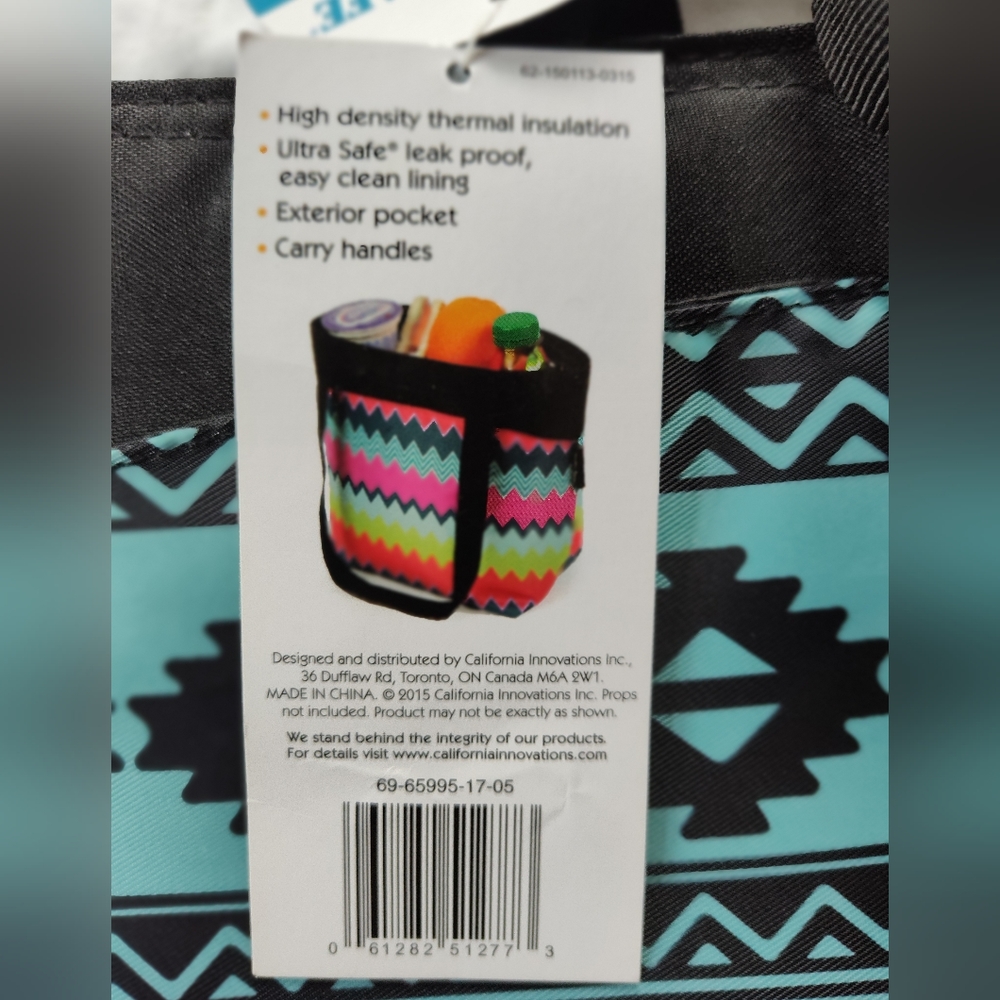 ARTIC ZONE Insulated Lunch Bag.  (NWT) - Picture 5 of 6
